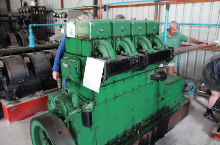 One of two engines from the Scow “Echo”