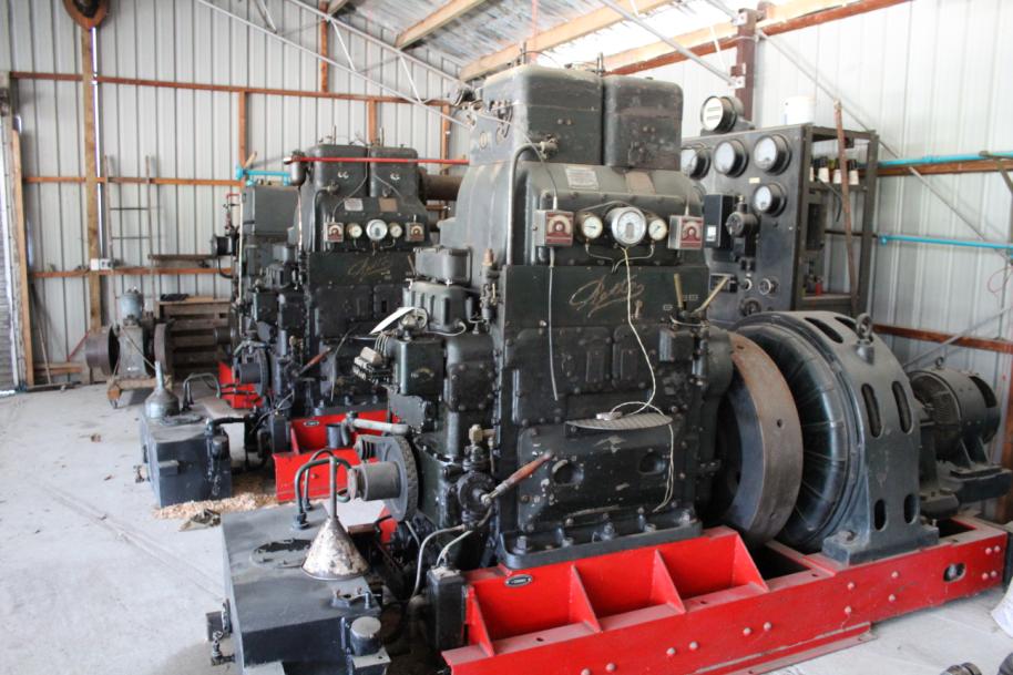 Two Identical “Petters”, driving standby generators from RNZAF Base Woodbourne