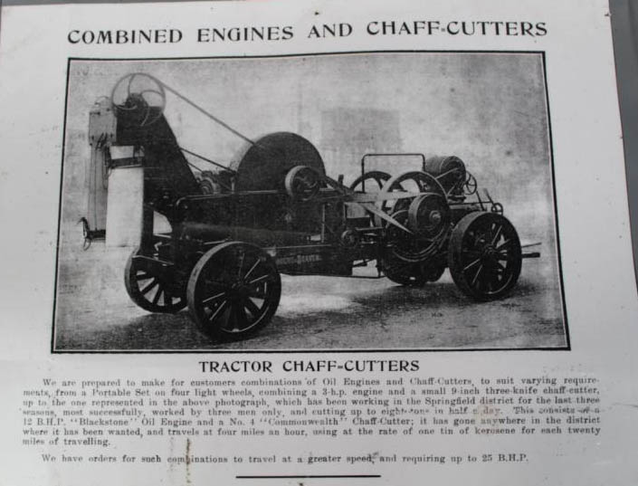 blackstone chaff cutters