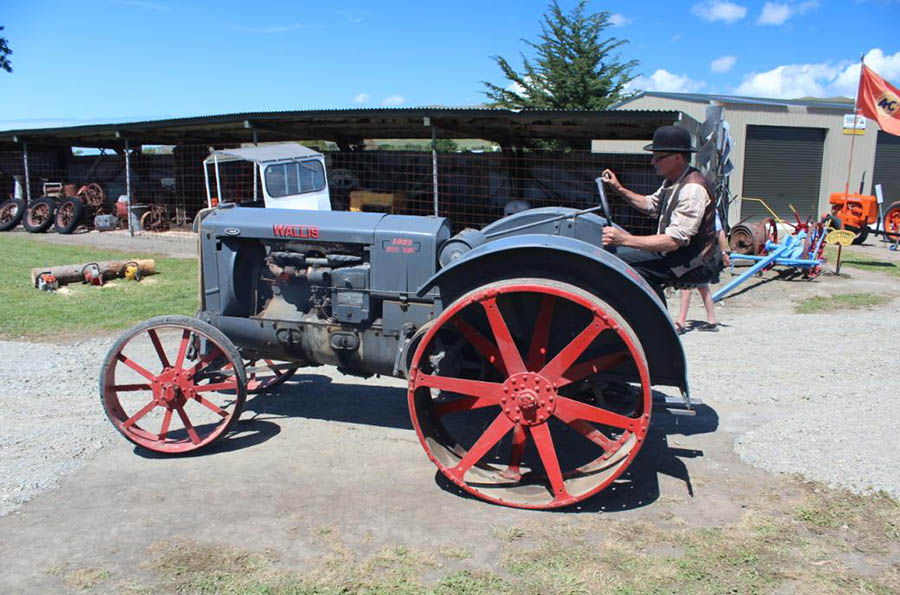 Wallis Model OK driven by club president Bernard Mason